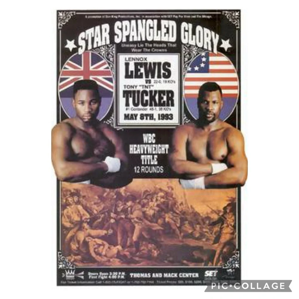Star Spangled Glory Lennox VS Tucker 90’s Boxing Promo Hat NWOT